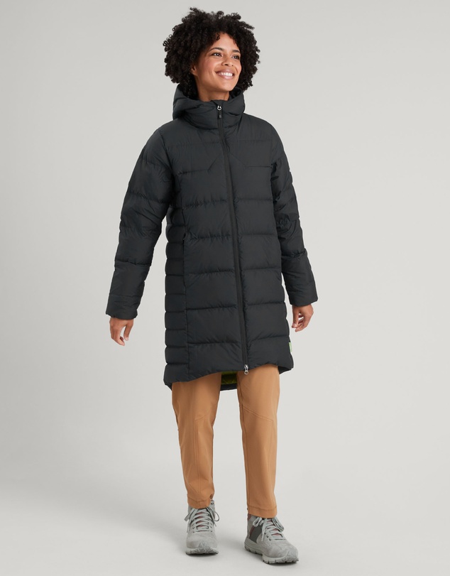 Kathmandu - Epiq Longline Down Puffer Jacket Warm Outdoor Winter Coat