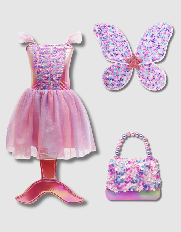 Pink Poppy - Mermaid Sparkle Dress-Up Bundle