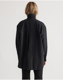 Decjuba - Heather Oxford Oversized Shirt