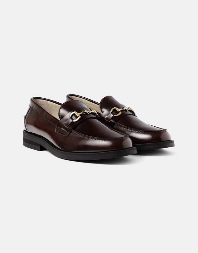 Duke + Dexter - Wilde Buffed Red Plus Bit Loafer - Men's