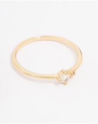 Lovisa - Gold Plated Elegant Pear Triple Stacking Ring