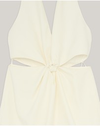 Revibe - Repaired MISHA The Wander Twill Mini Dress - AU 10