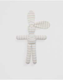 Country Road - Organically Grown Cotton Stripe Rib Bunny