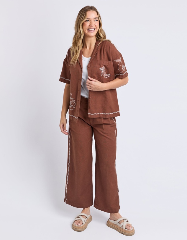 Foxwood - Paradise Shirt Chocolate