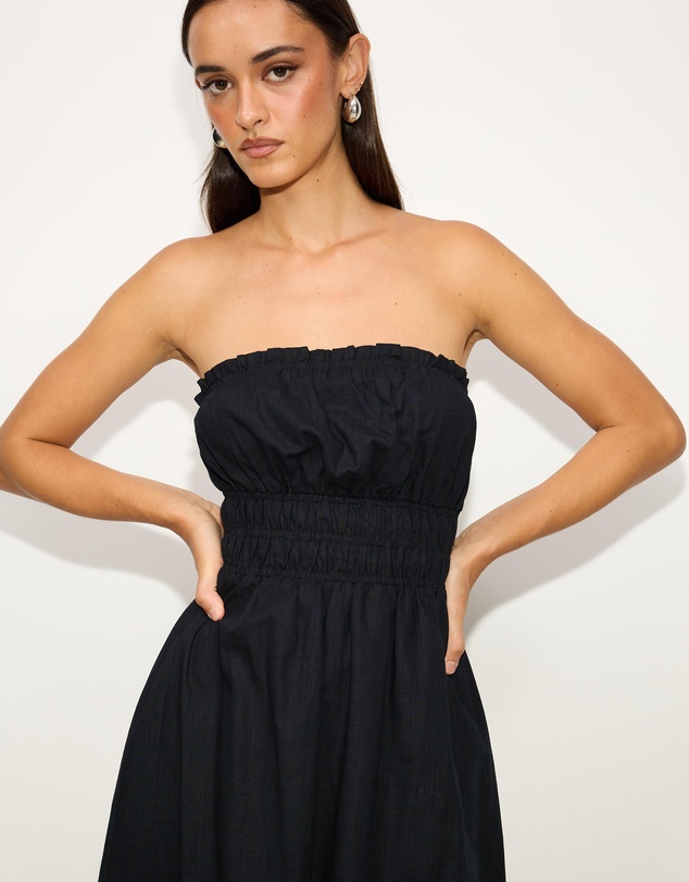 Dazie - Heatwave Strapless Maxi Dress
