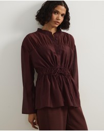 Atmos&Here - Liliora Tie Waist Top