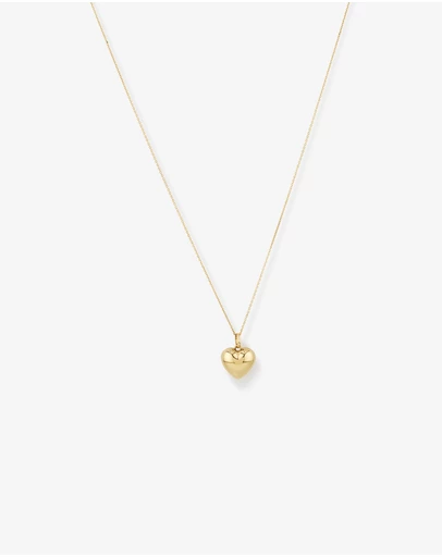 Michael Hill - Puff Heart Pendant in 10kt Yellow Gold