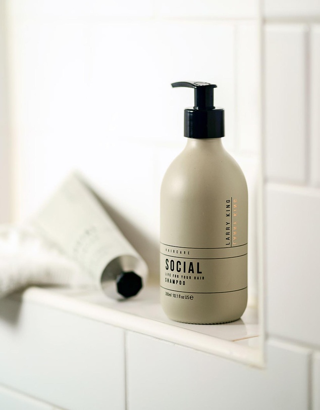 Larry King Haircare - Social Life Shampoo Bottle