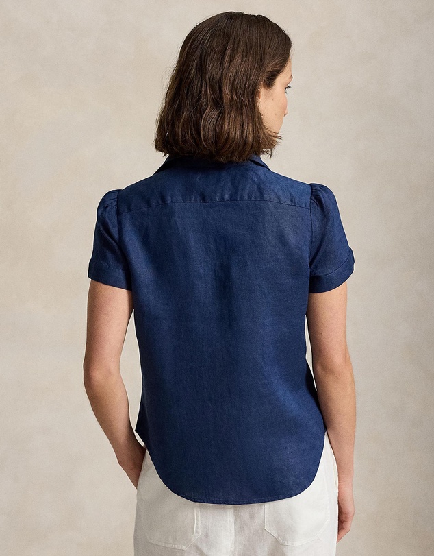 Polo Ralph Lauren - Linen Short-Sleeve Shirt - The ICONIC Exclusive