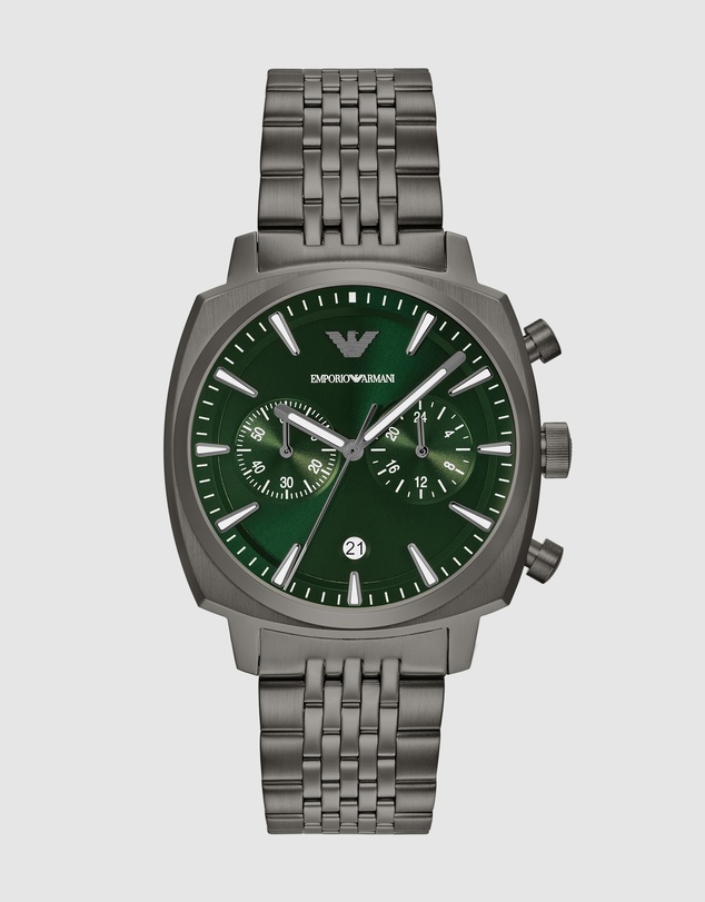 Emporio Armani - Gunmetal Chronograph Watch