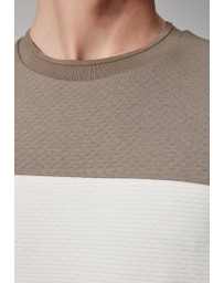 NEXT - Textured Colour Block T-Shirt