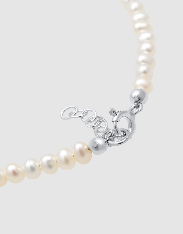 Elli Jewelry - Bracelet Heart Freshwater Pearls in 925 Sterling Silver