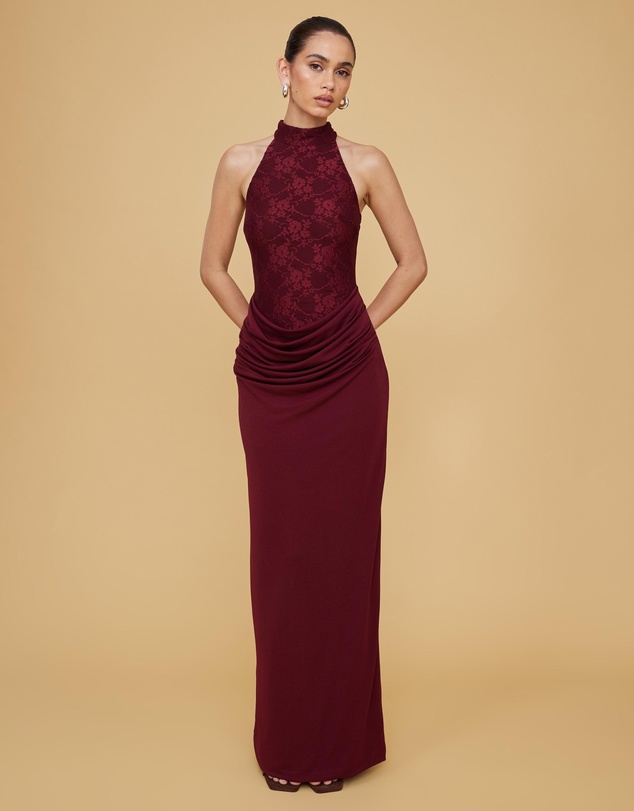 Revibe - Repaired CHANCERY Chappel Lace Midi Dress - AU 12