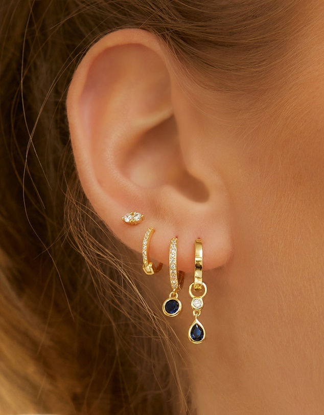Arms Of Eve - Tabitha Huggie Earrings