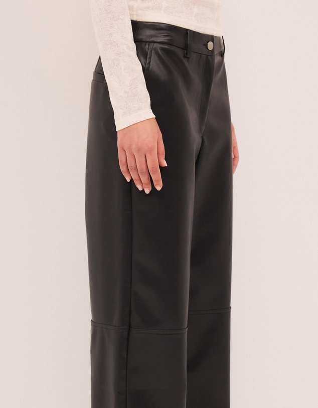 Calli - Jeremy Leather Look Pants