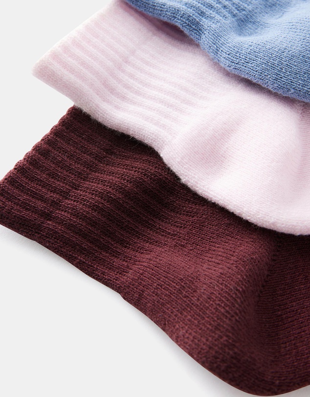Cotton On Body Active - 3-Pack Body Quarter Crew Socks