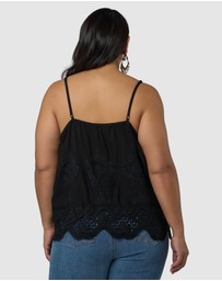 The Poetic Gypsy - Harvest Moon Embroidered Cami