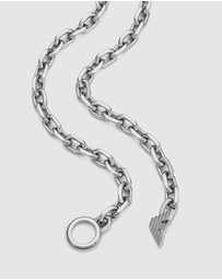 Emporio Armani - Emporio Armani Silver-Tone Necklace