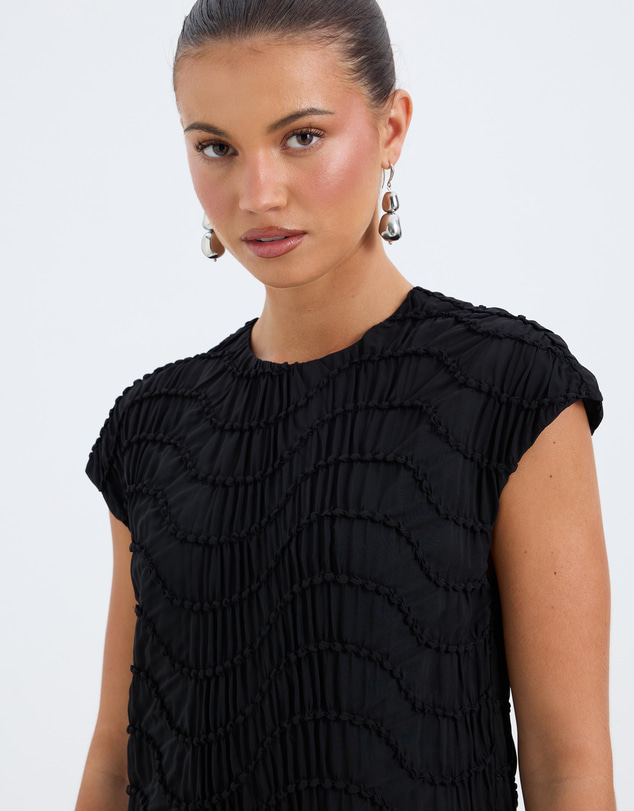 Calli - Olympia Textured Mini Dress
