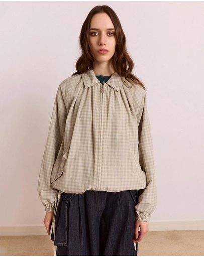 Damson Madder - Lailah Lightweight Bomber Jacket