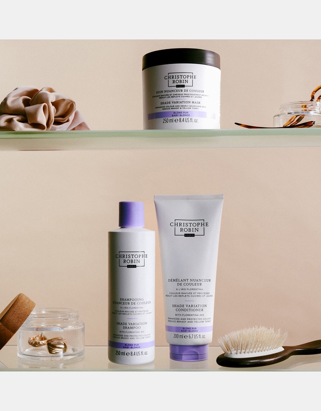 Christophe Robin - Shade Variation Shampoo With Florentina Iris Baby Blonde