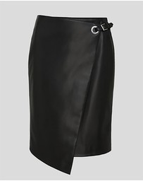 Karl Lagerfeld - Faux Leather Skirt