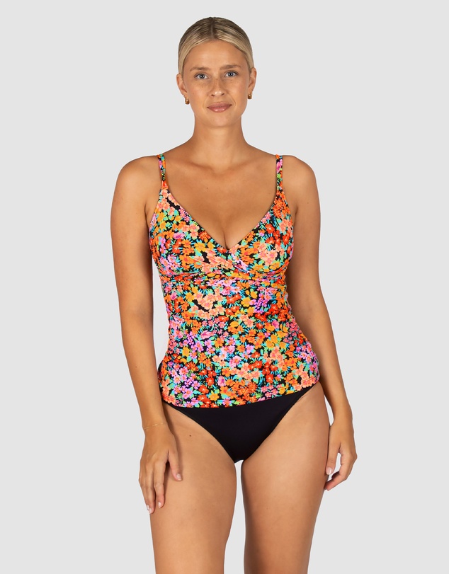 Baku Swimwear - Biarritz D/E Cup Wrap Singlet Top