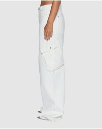 Ksubi - Baggy Jean Cargo Ecru