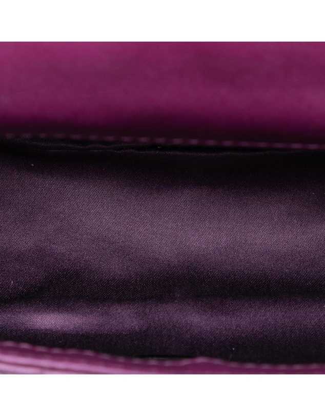 Pre-Loved by Azura Reborn - Pre-Loved Extra Mini Rectangular Lambskin Beaded Single Flap