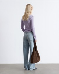& Other Stories - Ribbed LS Top