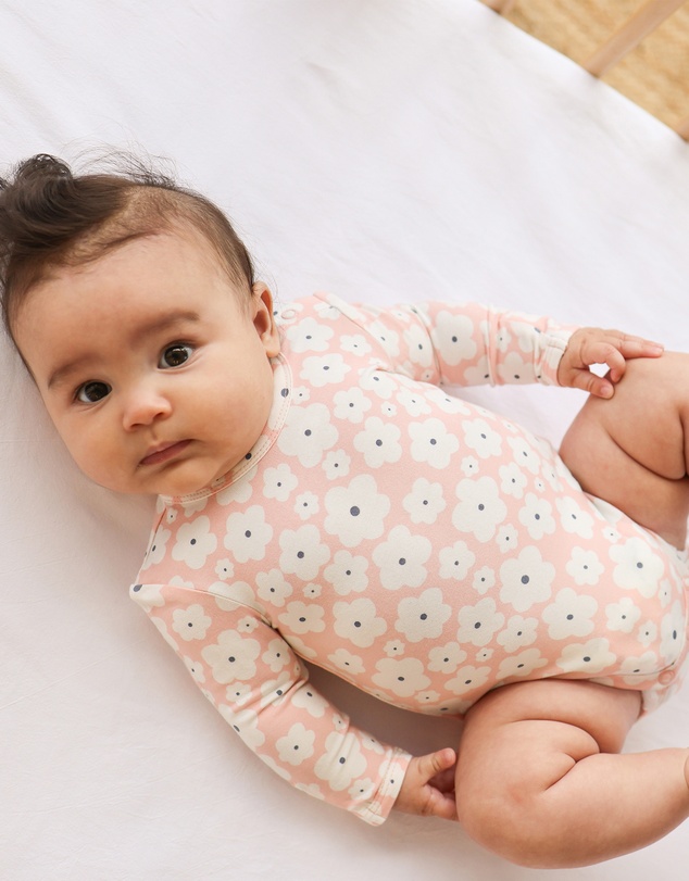 Kynd Baby - Comfy Bodysuit Long Sleeve in Blossom