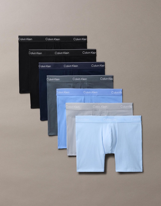 Calvin Klein - 7-Pack Icon Cotton Stretch Boxer Briefs
