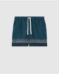 Politix - Panel Print Elasticated Shorts
