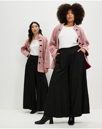 The Social Outfit - Moonlight Stripe Palazzo Pants
