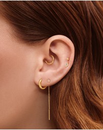 HOUSE OF SLANI - Valeria Textured Hoops