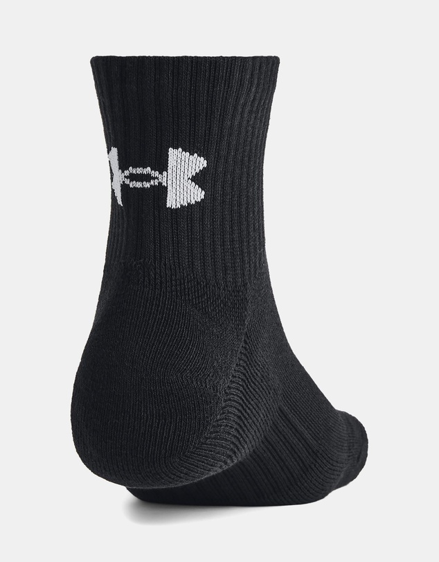 Under Armour - 3-Pack UA Training Cotton Quarter Socks