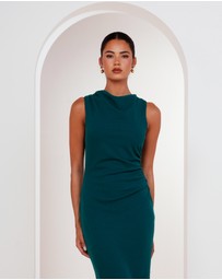 Pilgrim - Windsor High Neck Midi Dress