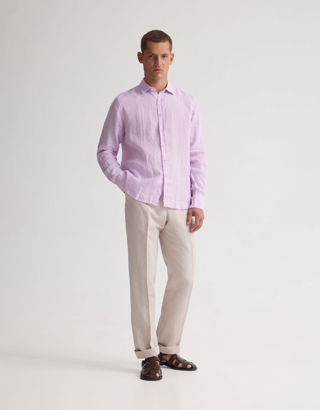 Oxford - Cooper Organic Linen Shirt Long Sleeve