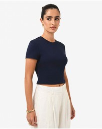 Forcast - Amy Cropped Baby Tee