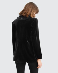 Belle & Bloom - Eternity Oversized Velvet Blazer