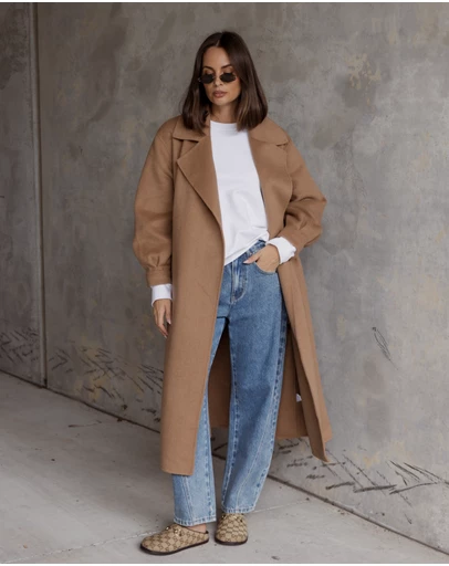 ALEXANDRA - Rafel Coat Tan