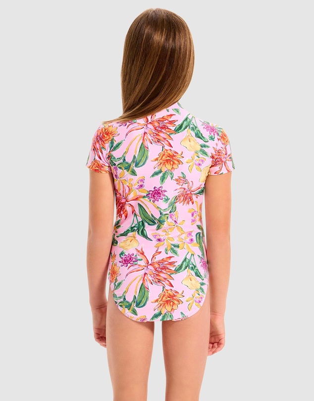 Seafolly - Hot House Pink Paddle Suit - Teens