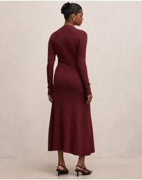 Forever New Petite - Irina Petite Long Sleeves Tie Knitted Dress