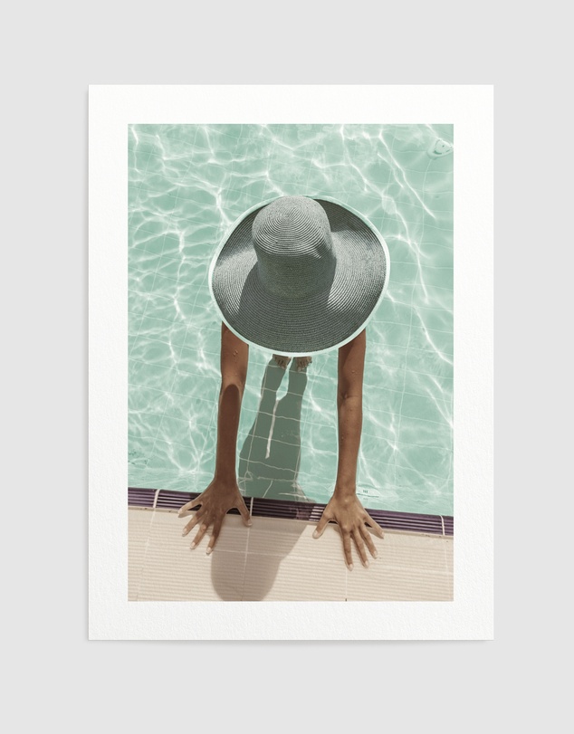 Olive et Oriel - Pool Time Art Print