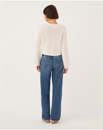 Peony - Pointelle Pullover
