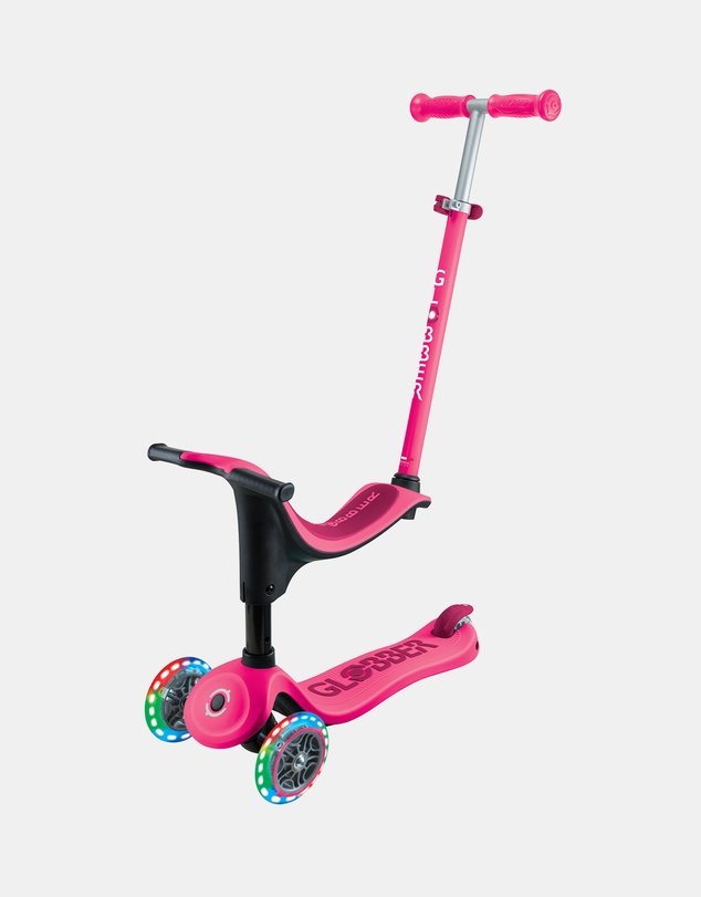 Globber - Go Up Sporty Lights Convertible Ride On & Scooter