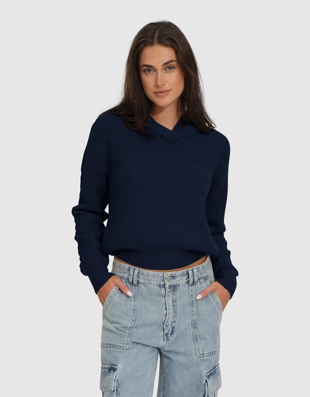 Belle & Bloom - On the Run Knitted Hoodie