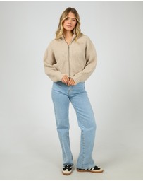 All About Eve - Bridie Knit Zip Through