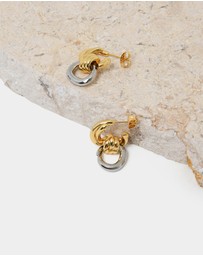 Forcast - Samra Two Tone Earrings