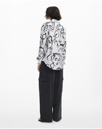 Desigual - Face print shirt